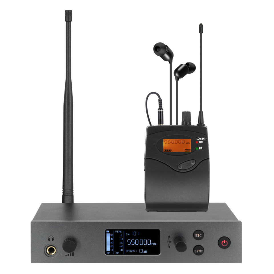 In Ear Monitors For Singers - In Oormonitoringsysteem, Uhf Eenkanaals Podiummonitorsysteem, Professionele