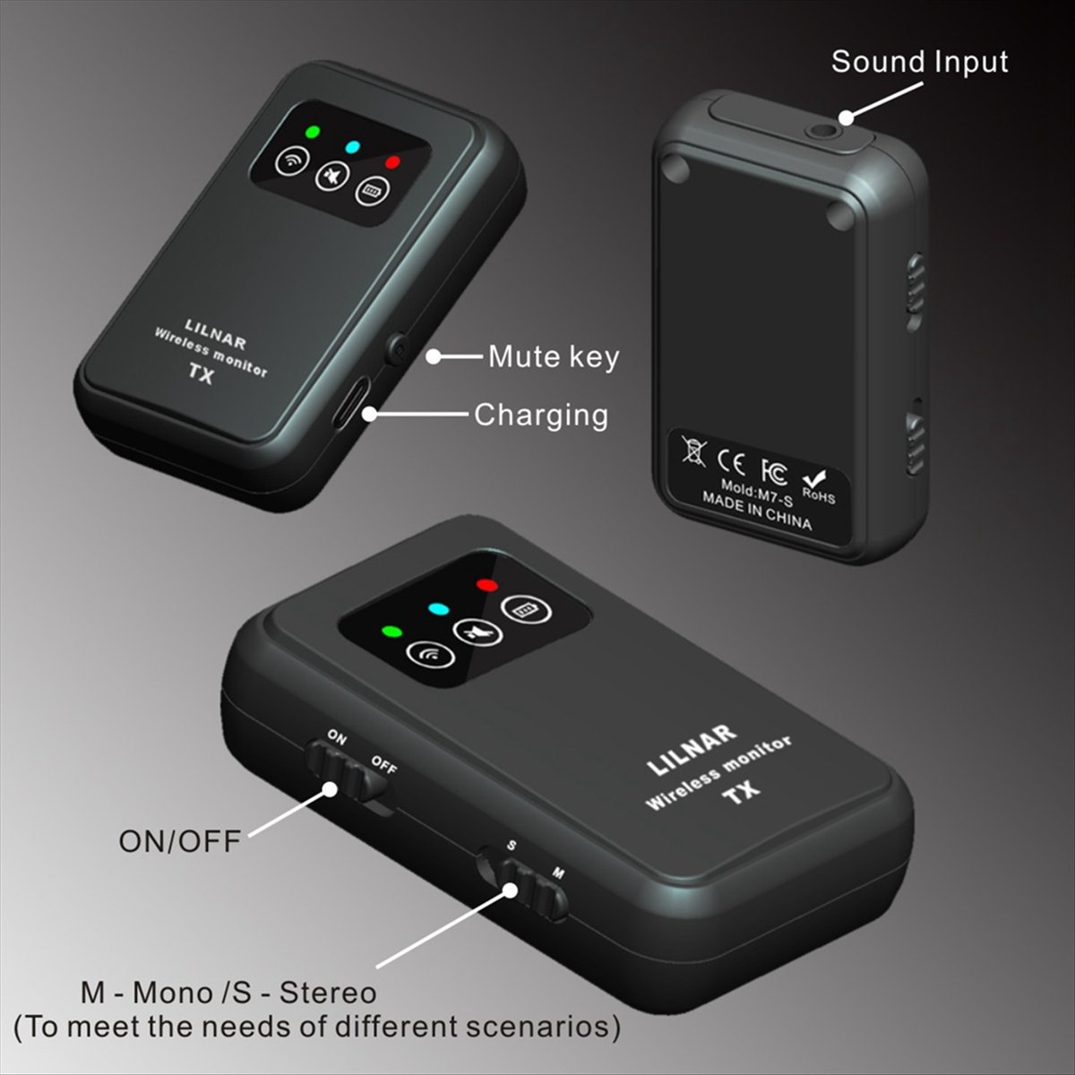 In Ear Monitors For Singers - Super Sale Draadloos in-ear monitorsysteem 2.4G