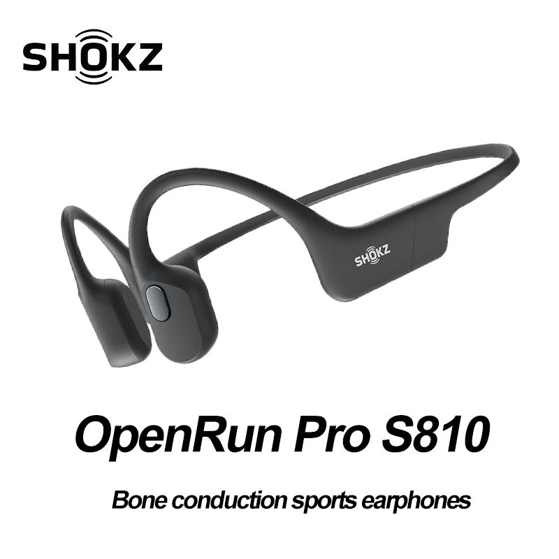 Bone Conduction Running Headphones - OpenRun Pro AS810 Bluetooth-hoofdtelefoon met beengeleiding,