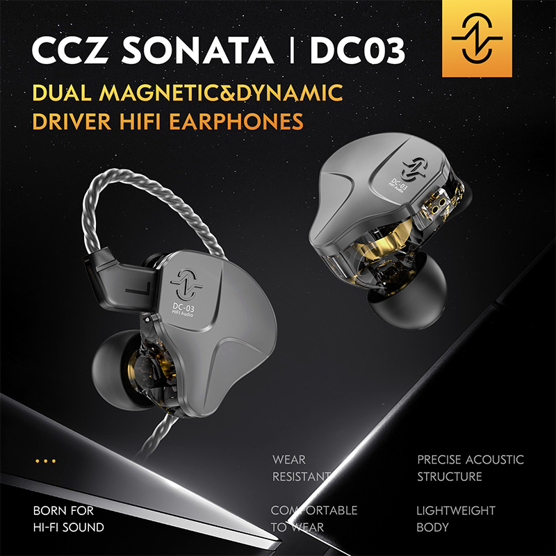 CCZ DC03 IEM Bedrade Oordopjes - In Ear Monitors For Singers recensie en prijs