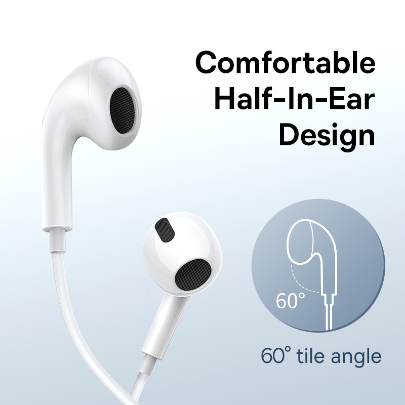 Baseus C17 bedrade oortelefoon - Type C Wired Earphones With Mic recensie en prijs