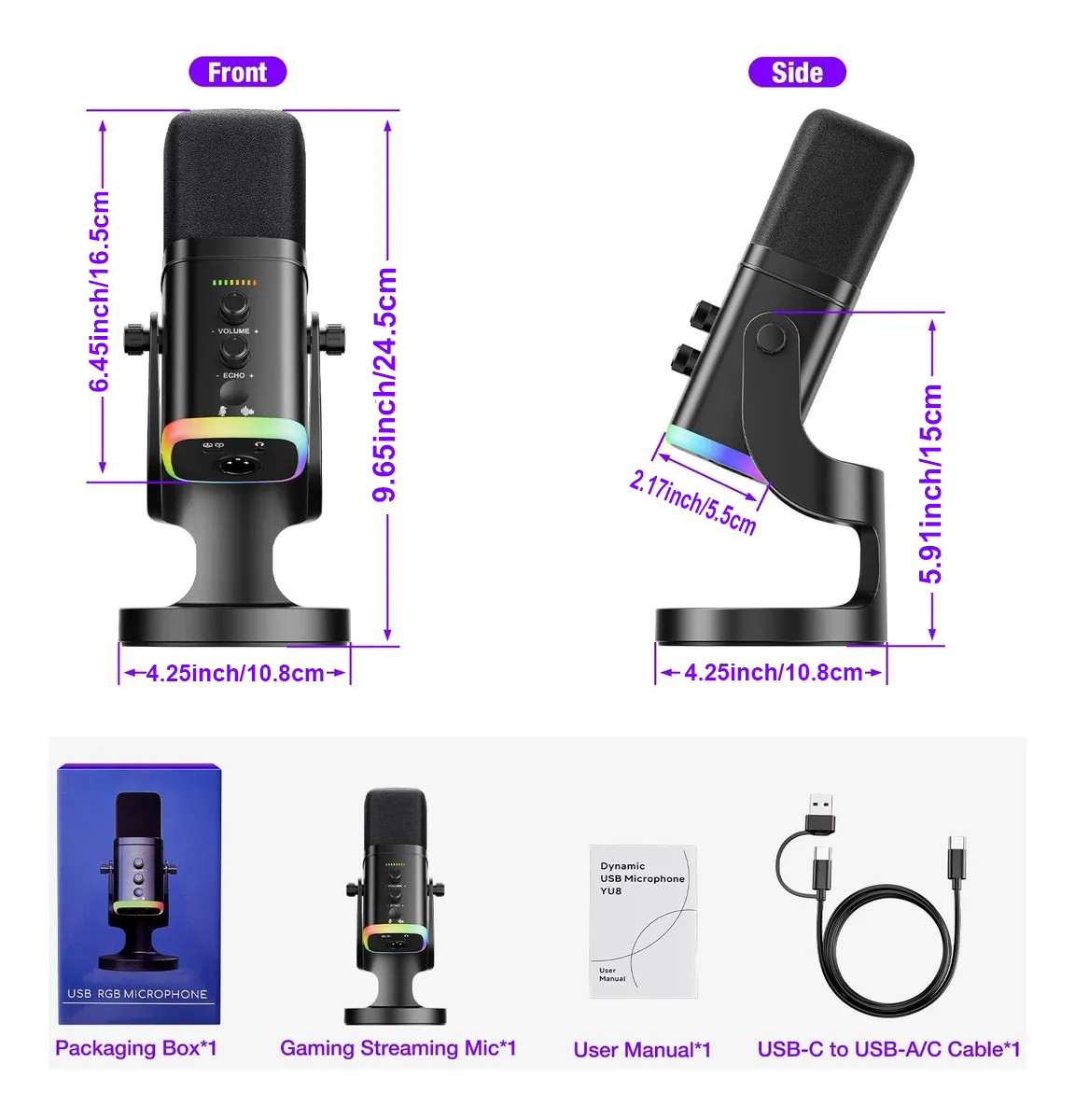USB/XLR Dynamische Microfoon v - Gaming Headset With Mic Rgb recensie en prijs