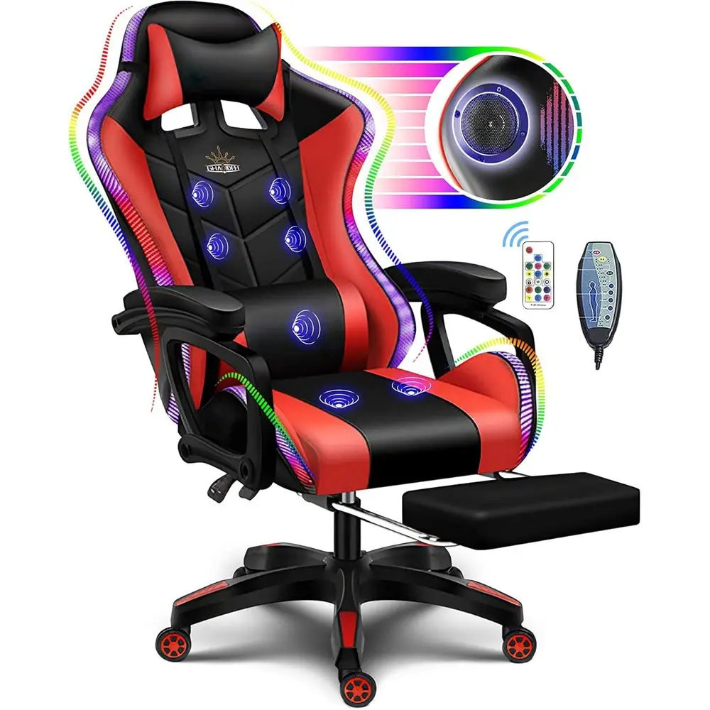 Ergonomische gamingstoel met h - Speakers recensie en prijs