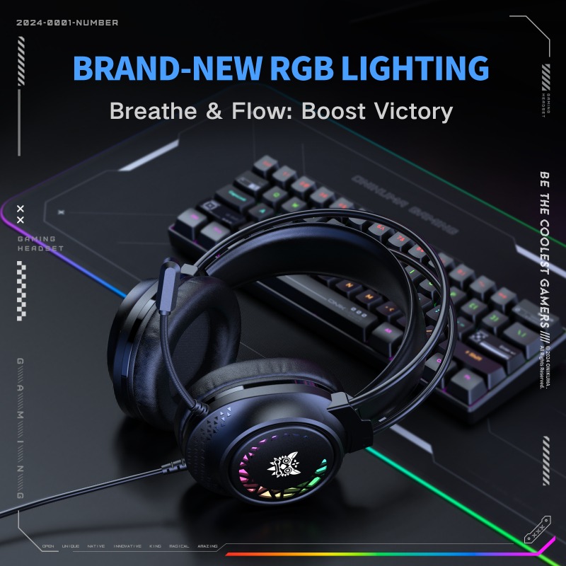 ONIKUMA X92 Bedrade Gaming Hea - Gaming Headset With Mic Rgb recensie en prijs