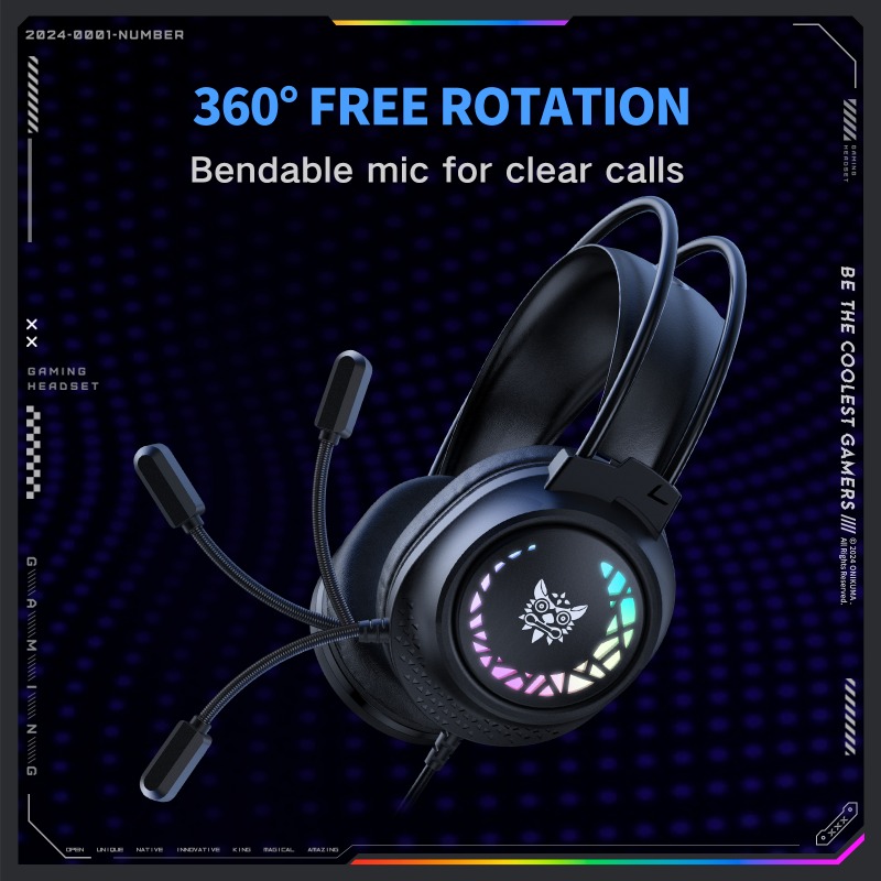 ONIKUMA X92 Bedrade Gaming Hea - Gaming Headset With Mic Rgb recensie en prijs