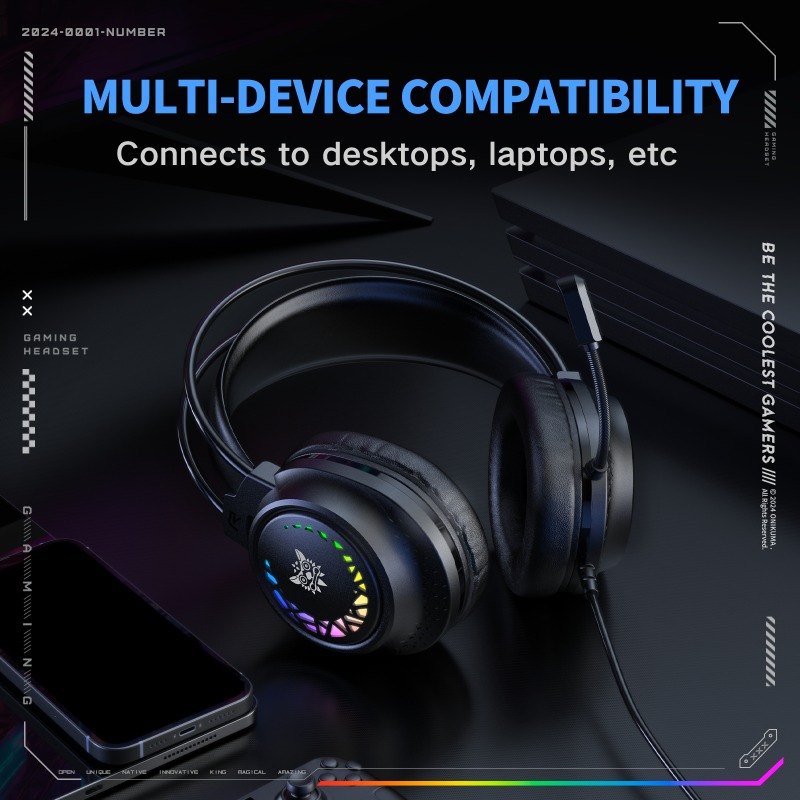 ONIKUMA X92 Bedrade Gaming Hea - Gaming Headset With Mic Rgb recensie en prijs