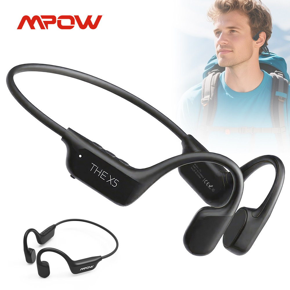 Mpow X5 Beengeleidingshoofdtel - Bone Conduction Running Headphones recensie en prijs