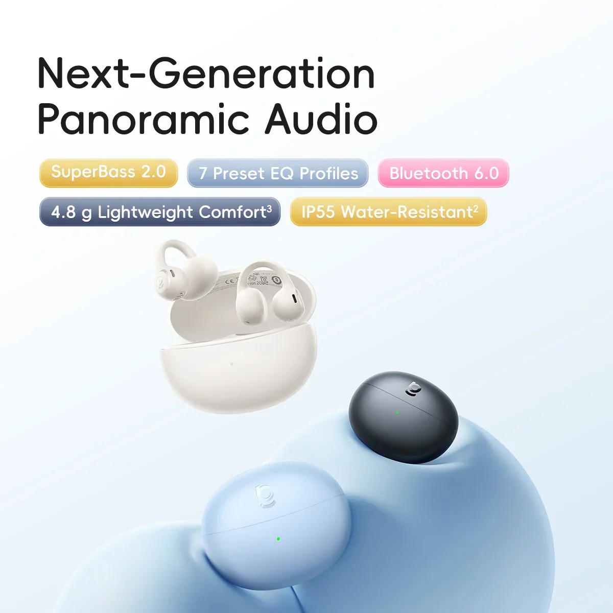 Baseus Bass BC1 Lite Open Ear  - Open Ear Air Conduction Headphones recensie en prijs