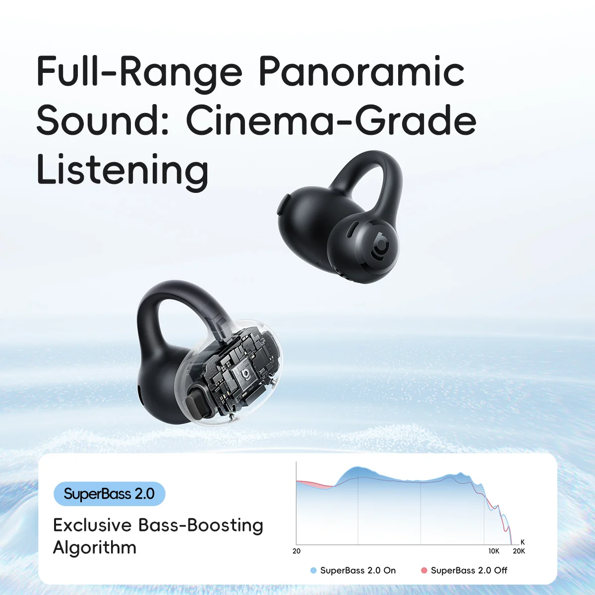 Baseus Bass BC1 Lite Open Ear  - Open Ear Air Conduction Headphones recensie en prijs