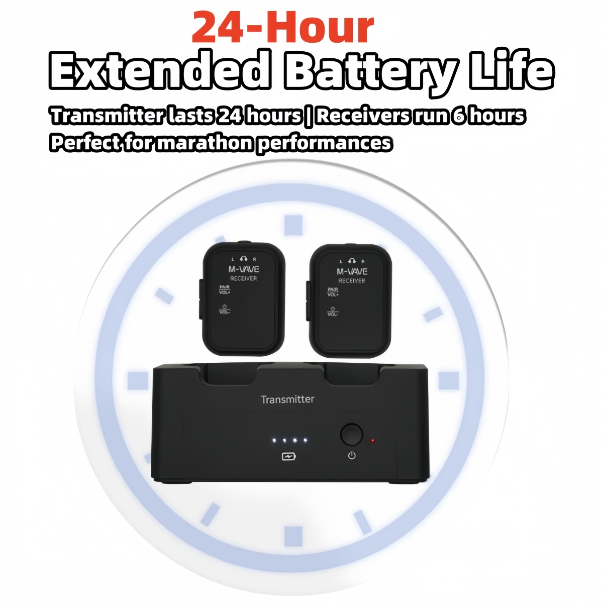 M-VAVE WP-12 Draadloos In-Ear  - In Ear Monitors For Singers recensie en prijs