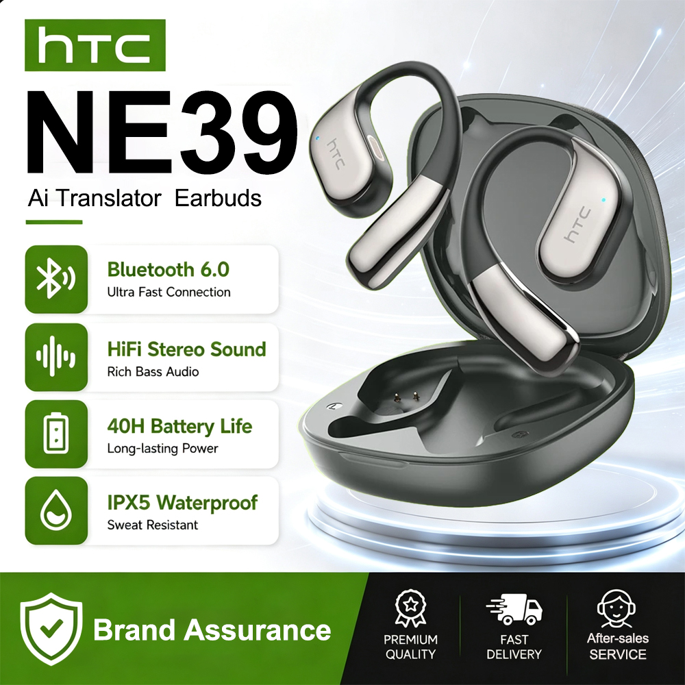 HTC NE39 AI Translate-oortelef - Open Ear Air Conduction Headphones recensie en prijs